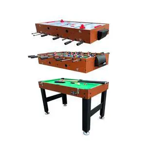 KICK Trio 48 3-in-1 Multi Game Table - Foosball, Billiards/Pool & Air-Hockey KICK Trio 48 3-in-1 Multi Game Table - Foosball, Billiards/Pool & Air-Hockey
