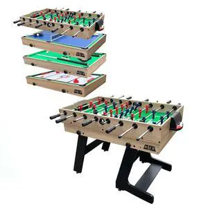 KICK Quatro 55" 4-in-1 Foldable Multi Game Table Foosball, Billiards/Pool, Push Hockey & Ping Pong KICK Quatro 55" 4-in-1 Foldable Multi Game Table Foosball, Billiards/Pool, Push Hockey & Ping Pong