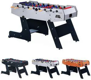 KICK Majesty 55" Folding Foosball Table (Gray) Foldable Indoor Game Table KICK Majesty 55" Folding Foosball Table (Gray) Foldable Indoor Game Table
