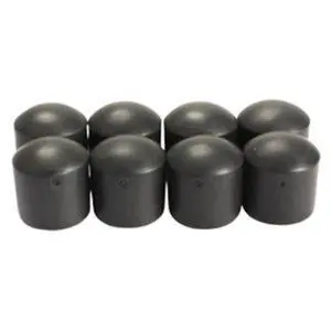 KICK Black End Cap for 1/2" Rods - 8 Pack KICK Black End Cap for 1/2" Rods - 8 Pack