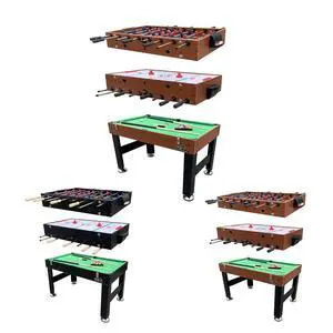 KICK Trilogy 55" 3-in-1 Multi Game Table Foosball, Billiards/Pool & Air Hockey KICK Trilogy 55" 3-in-1 Multi Game Table Foosball, Billiards/Pool & Air Hockey