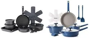 17 Pcs Nonstick Detachable Handle Cookware Set, 14 Pcs Nonstick Ceramic Pots and Pans Set, w/Frying Pans Set, Saucepans Set 17 Pcs Nonstick Detachable Handle Cookware Set, 14 Pcs Nonstick Ceramic Pots and Pans Set, w/Frying Pans Set, Saucepans Set