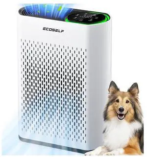 Air Purifier for Large Room, Cleans 2,400 ft² in 30 Mins, 3-Stage True HEPA, 360° Airflow, Large Touch Display Control, Real-Time Air Quality (PM2.5) Display, Ultra-Quiet 20dB Sleep Mode, HAP602 White Air Purifier for Large Room, Cleans 2,400 ft² in 30 Mins, 3-Stage True HEPA, 360° Airflow, Large Touch Display Control, Real-Time Air Quality (PM2.5) Display, Ultra-Quiet 20dB Sleep Mode, HAP602 White