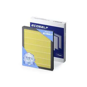 ECOSELF Genuine Replacement Air Purifier Pet Allergy Filter for HAP602/ HAP602WF Air Purifier Filter, 3-Stage Filtration Repacement for High-Efficient Filtration (1 Pack), Yellow ECOSELF Genuine Replacement Air Purifier Pet Allergy Filter for HAP602/ HAP602WF Air Purifier Filter, 3-Stage Filtration Repacement for High-Efficient Filtration (1 Pack), Yellow