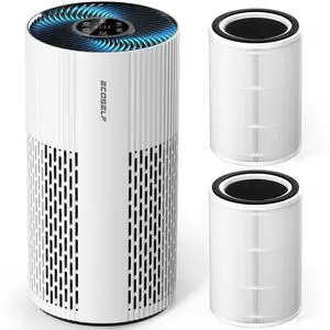 ECOSELF Air Purifiers for Home Large Room HAP604 & Air Purifier Replacement Filter, 2 Pack ECOSELF Air Purifiers for Home Large Room HAP604 & Air Purifier Replacement Filter, 2 Pack