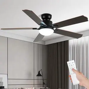 52 inch Ceiling Fan with Lights and Remote 6 Speed, 3 CCT, Reversible Flush Mount Ceiling Fans Farmhouse Ceiling Fan with Light for Bedroom Living Room Kids Room 52 inch Ceiling Fan with Lights and Remote 6 Speed, 3 CCT, Reversible Flush Mount Ceiling Fans Farmhouse Ceiling Fan with Light for Bedroom Living Room Kids Room
