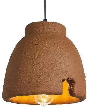 Vintage polystyrene Pendant Light Japanese Wabi-Sabi Style Bird Nest Pendant lamp Modern Indoor Notch Design Ceiling Pendant Fixtures for Kitchen Island Bedroom Dining Lighting(Brown) Vintage polystyrene Pendant Light Japanese Wabi-Sabi Style Bird Nest Pendant lamp Modern Indoor Notch Design Ceiling Pendant Fixtures for Kitchen Island Bedroom Dining Lighting(Brown)