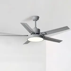 42 Inch Stainless Steel Ceiling Fan Light 5-Blade Outdoor Ceiling Fans for Patios Modern Ceiling Fans with Lights and Remote Mute Flush Mount Ceiling Fans with Lights for Bedroom 42 Inch Stainless Steel Ceiling Fan Light 5-Blade Outdoor Ceiling Fans for Patios Modern Ceiling Fans with Lights and Remote Mute Flush Mount Ceiling Fans with Lights for Bedroom