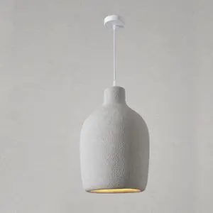 Industrial Indoor Pendant Lights 11.8 inch Japanese Style Modern Pendant Light Adjustable E26 Ceiling Hanging Light - Concrete Finish for Kitchen Island Bedroom Dining Lighting Industrial Indoor Pendant Lights 11.8 inch Japanese Style Modern Pendant Light Adjustable E26 Ceiling Hanging Light - Concrete Finish for Kitchen Island Bedroom Dining Lighting