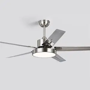Simple Ceiling Fan with Lights Big Wind Stainless Steel Ceiling Fan Light 42 Inch with Remote Smart Ceiling Fan Dimmable LED Ceiling Fans with Lights for Bedroom Simple Ceiling Fan with Lights Big Wind Stainless Steel Ceiling Fan Light 42 Inch with Remote Smart Ceiling Fan Dimmable LED Ceiling Fans with Lights for Bedroom
