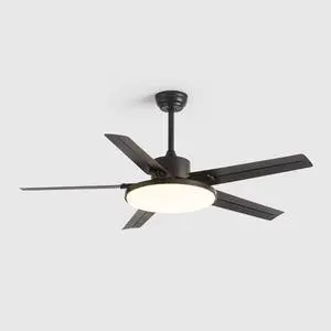 52 Inch with Remote Ceiling Fan with Lights Modern Stainless Steel 5-Blade Ceiling Fan Light Mute Dimmable Ceiling Fan for Bedroom Ceiling-Mounted Outdoor Ceiling Fans 52 Inch with Remote Ceiling Fan with Lights Modern Stainless Steel 5-Blade Ceiling Fan Light Mute Dimmable Ceiling Fan for Bedroom Ceiling-Mounted Outdoor Ceiling Fans