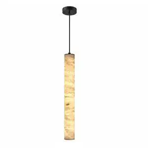 Natural Alabaster Pendant Lights, 11.8" Marble Pendant Light Cylinder LED Modern Kitchen Island Hanging Lamp for Bedroom Dining Room Table Living Room Hallway Natural Alabaster Pendant Lights, 11.8" Marble Pendant Light Cylinder LED Modern Kitchen Island Hanging Lamp for Bedroom Dining Room Table Living Room Hallway