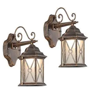 Exterior Wall Sconce IP54 Waterproof Outdoor Wall Lantern Porch Light with Glass Shade & E26 Socket Aluminum Anti-Rust Outdoor Light Fixture for Garage Backyard Exterior Wall Sconce IP54 Waterproof Outdoor Wall Lantern Porch Light with Glass Shade & E26 Socket Aluminum Anti-Rust Outdoor Light Fixture for Garage Backyard