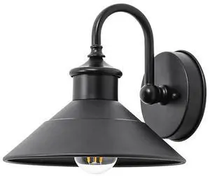 Outdoor Barn Light Farmhouse Vintage Gooseneck Wall Sconce Exterior Waterproof Porch Wall Light Fixtures 9.44 Inch Wall Mount Outdoor Wall Lamp. Black, E26/E27 Base Outdoor Barn Light Farmhouse Vintage Gooseneck Wall Sconce Exterior Waterproof Porch Wall Light Fixtures 9.44 Inch Wall Mount Outdoor Wall Lamp. Black, E26/E27 Base