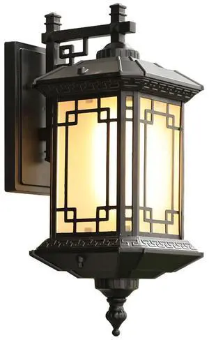 Exterior Waterproof Outdoor Wall Lights 17.3" Aluminum Porch Sconces Industrial Anti-Rust Matte Black Outside Lantern for Entryway Garage Patio Exterior Waterproof Outdoor Wall Lights 17.3" Aluminum Porch Sconces Industrial Anti-Rust Matte Black Outside Lantern for Entryway Garage Patio