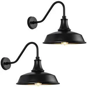 Farmhouse Outdoor Barn Light Black Gooseneck Waterproof Wall Sconce Wall Mount Retro Porch Lights Outdoor E26 22 Inch Gooseneck Light Fixture for Garage Patio Doorway Farmhouse Outdoor Barn Light Black Gooseneck Waterproof Wall Sconce Wall Mount Retro Porch Lights Outdoor E26 22 Inch Gooseneck Light Fixture for Garage Patio Doorway