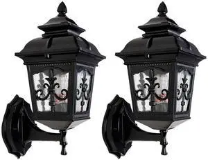 European Style Waterproof Outdoor Wall Sconce 12.5 inch Retro Exterior Porch Lights Matte Black Outdoor Light Fixtures Wall Mount with Ripple Glass for Entryway Garage Patio European Style Waterproof Outdoor Wall Sconce 12.5 inch Retro Exterior Porch Lights Matte Black Outdoor Light Fixtures Wall Mount with Ripple Glass for Entryway Garage Patio
