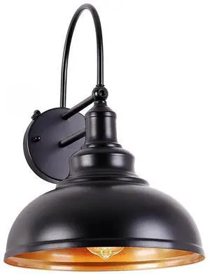 Vintage Black Gooseneck Barn Light with Sensor IP54 Waterproof Outdoor Wall Lights Farmhouse Wall Mount Porch Lights Retro Exterior Wall Sconce Fixture for Garage Patio Doorway Vintage Black Gooseneck Barn Light with Sensor IP54 Waterproof Outdoor Wall Lights Farmhouse Wall Mount Porch Lights Retro Exterior Wall Sconce Fixture for Garage Patio Doorway