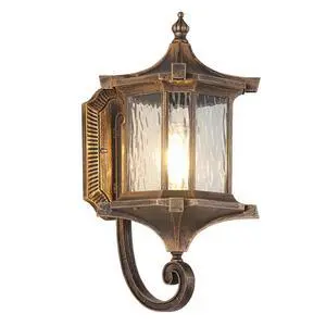 European Vintage Outdoor Wall Lantern Exterior IP55 Waterproof Porch Lights with Water Ripple Glass Anti-Rust Aluminum Outdoor Light Fixtures for Patio Doorway European Vintage Outdoor Wall Lantern Exterior IP55 Waterproof Porch Lights with Water Ripple Glass Anti-Rust Aluminum Outdoor Light Fixtures for Patio Doorway