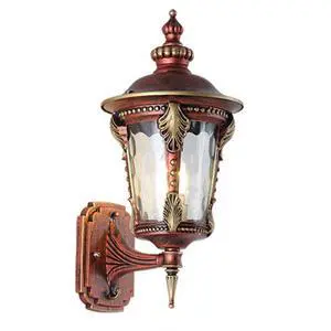 Exterior Wall Lanterns IP55 Waterproof Outdoor Wall Light Fixtures Aluminum 15 inch Porch Lights with Hammered Glass Shade for Patio Hallway Doorway Garden Exterior Wall Lanterns IP55 Waterproof Outdoor Wall Light Fixtures Aluminum 15 inch Porch Lights with Hammered Glass Shade for Patio Hallway Doorway Garden