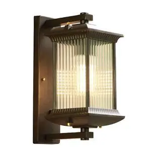 Retro Exterior Wall Lantern 100% Anti-Rust Aluminum Outdoor Wall Light with Soft Light Glass Waterproof Porch Sconce for House Entryway Garage Front Door Retro Exterior Wall Lantern 100% Anti-Rust Aluminum Outdoor Wall Light with Soft Light Glass Waterproof Porch Sconce for House Entryway Garage Front Door