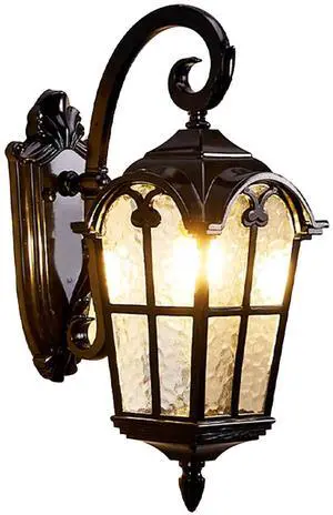 Outdoor Wall Light Fixtures Exterior Waterproof Porch Wall Lanterns Anti-Rust Aluminum Outdoor Wall Light 17" Black Exterior Light Fixtures for House Front Door Garage Outdoor Wall Light Fixtures Exterior Waterproof Porch Wall Lanterns Anti-Rust Aluminum Outdoor Wall Light 17" Black Exterior Light Fixtures for House Front Door Garage