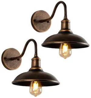 Outdoor Gooseneck Barn Light Anti-Rust Waterproof Wall Mount Wall Sconce 15.3 Inch Bronze Vintage Wall Lights Farmhouse Exterior Wall Lighting Luminaire(E26/E27 Base) Outdoor Gooseneck Barn Light Anti-Rust Waterproof Wall Mount Wall Sconce 15.3 Inch Bronze Vintage Wall Lights Farmhouse Exterior Wall Lighting Luminaire(E26/E27 Base)