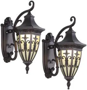 Vintage Outdoor Wall Light Fixtures 15.7 inch Waterproof Exterior Wall Lantern Anti-Rust Aluminium Porch Lights for House Garage Doorway Vintage Outdoor Wall Light Fixtures 15.7 inch Waterproof Exterior Wall Lantern Anti-Rust Aluminium Porch Lights for House Garage Doorway