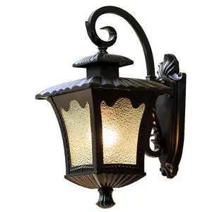 Vintage Outdoor Light Fixtures Anti-Rust Outside Black Wall Lanterns Aluminium Waterproof Exterior Porch Lights for Front Door Garage Patio Vintage Outdoor Light Fixtures Anti-Rust Outside Black Wall Lanterns Aluminium Waterproof Exterior Porch Lights for Front Door Garage Patio