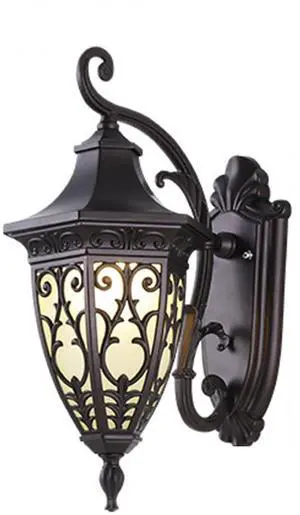 Outdoor Wall Lantern Coffee IP65 Waterproof Exterior Wall Light Fixtures with Frosted Glass Shade 15.7 inch Large Size Aluminum Outdoor Wall Sconce for House Porch Garage Outdoor Wall Lantern Coffee IP65 Waterproof Exterior Wall Light Fixtures with Frosted Glass Shade 15.7 inch Large Size Aluminum Outdoor Wall Sconce for House Porch Garage