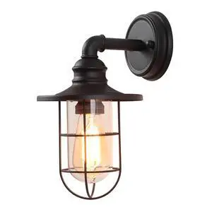 Retro Outdoor Wall Sconce Waterproof 8.6 Inch Farmhouse Barn Light Exterior Wall Mount Porch Wall Light Fixtures with Glass Lampshade Garage Patio Doorway Lighting Fixture Retro Outdoor Wall Sconce Waterproof 8.6 Inch Farmhouse Barn Light Exterior Wall Mount Porch Wall Light Fixtures with Glass Lampshade Garage Patio Doorway Lighting Fixture