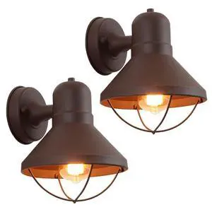 Outdoor Wall Lights Vintage Wall Mount Porch Wall Light Fixtures IP54 Waterproof Exterior Barn Light Iron Retro Outdoor Lanterns Wall for Garage Patio Doorway Outdoor Wall Lights Vintage Wall Mount Porch Wall Light Fixtures IP54 Waterproof Exterior Barn Light Iron Retro Outdoor Lanterns Wall for Garage Patio Doorway