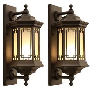 Outdoor Wall Lantern Aluminum Waterproof Porch Lights Outdoor 19.6" Large Black Exterior Wall Light E27 Outside Lights with Frosted Glass for Patio Garage Entryway Front Door Outdoor Wall Lantern Aluminum Waterproof Porch Lights Outdoor 19.6" Large Black Exterior Wall Light E27 Outside Lights with Frosted Glass for Patio Garage Entryway Front Door