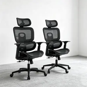 Ergonomic Office Chair 2 Pack, High Back Mesh Desk Chair with Adjustable Headrest & 3D Armrests, Lumbar Support, 90145° Recline, Swivel Rolling Computer Chair for Office Conference Room (2) Ergonomic Office Chair 2 Pack, High Back Mesh Desk Chair with Adjustable Headrest & 3D Armrests, Lumbar Support, 90145° Recline, Swivel Rolling Computer Chair for Office Conference Room (2)