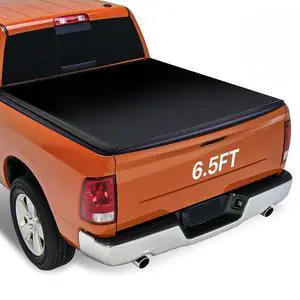 Roll-Up Truck Bed Cover Soft Vinyl Tonneau Cover Compatible with 2002-2018 Ram 1500, 2003-2023 Ram 2500 3500 6.5 Ft. Fleetside Bed Roll-Up Truck Bed Cover Soft Vinyl Tonneau Cover Compatible with 2002-2018 Ram 1500, 2003-2023 Ram 2500 3500 6.5 Ft. Fleetside Bed