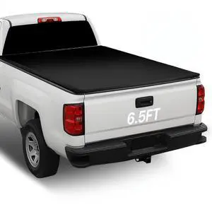 Roll-Up Truck Bed Cover Soft Vinyl Tonneau Cover Compatible with 2014-2019 Silverado Sierra 1500LD 2500HD 3500HD 6.5 Ft. Fleetside Bed Roll-Up Truck Bed Cover Soft Vinyl Tonneau Cover Compatible with 2014-2019 Silverado Sierra 1500LD 2500HD 3500HD 6.5 Ft. Fleetside Bed