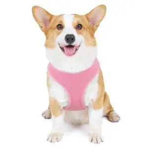 Dog Harness for Small Sized Dog, Soft Puppy Padded Vest for Walking, Running, Training - Pink, M Dog Harness for Small Sized Dog, Soft Puppy Padded Vest for Walking, Running, Training - Pink, M