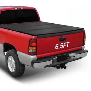Hard Truck Bed Cover Tri-Fold Tonneau Cover Compatible with 1999-2006 Sierra Silverado 1500 2500 3500 6.5 Ft. Fleetside Styleside Bed Hard Truck Bed Cover Tri-Fold Tonneau Cover Compatible with 1999-2006 Sierra Silverado 1500 2500 3500 6.5 Ft. Fleetside Styleside Bed