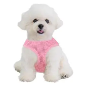 Dog Harness for Small Sized Dog, Soft Puppy Padded Vest for Walking, Running, Training - Pink, XS Dog Harness for Small Sized Dog, Soft Puppy Padded Vest for Walking, Running, Training - Pink, XS