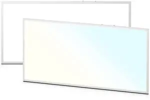 2 Pack 2x4 FT LED Flat Panel Light, Dimmable Square Flush Mount Light 3000K/4000K/5000K CCT Selectable, 6000 Lumens Ceiling Light Fixture for Kitchen with Built-in T-Grid Mount, ETL 2 Pack 2x4 FT LED Flat Panel Light, Dimmable Square Flush Mount Light 3000K/4000K/5000K CCT Selectable, 6000 Lumens Ceiling Light Fixture for Kitchen with Built-in T-Grid Mount, ETL