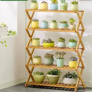 Wood Plant Stand Indoor Outdoor for 5 Tiers Plants, Plant Shelf Ladder Table Pot Stand for Living Room Patio Balcony Garden Wood Plant Stand Indoor Outdoor for 5 Tiers Plants, Plant Shelf Ladder Table Pot Stand for Living Room Patio Balcony Garden