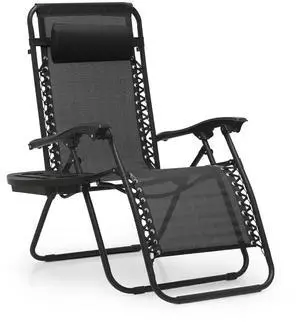 Zero Gravity Chair Outdoor Folding Patio Lounge Chair for Outside Reclining Lawn Chair Recliner Beach Chair for Adults, Black Zero Gravity Chair Outdoor Folding Patio Lounge Chair for Outside Reclining Lawn Chair Recliner Beach Chair for Adults, Black