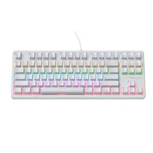 Smart Mechanical Keyboard MK1, Matter Over WiFi, 87-Key Wired Gaming Keyboard/USB-A, 44 Customizable RGB Lighting, Work with Home Assistant, SmartThings, Apple Home (White) Smart Mechanical Keyboard MK1, Matter Over WiFi, 87-Key Wired Gaming Keyboard/USB-A, 44 Customizable RGB Lighting, Work with Home Assistant, SmartThings, Apple Home (White)