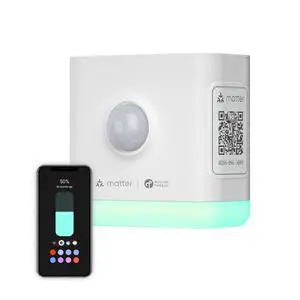 Smart Night Light-T,Support Matter Over Thread,3-in-1 RGB Color Night Light with Motion & Illumination Sensor,Local Control,Work with Home Assistant,Apple Home,Alexa,Google Home&Homey Smart Night Light-T,Support Matter Over Thread,3-in-1 RGB Color Night Light with Motion & Illumination Sensor,Local Control,Work with Home Assistant,Apple Home,Alexa,Google Home&Homey