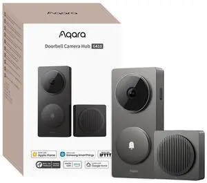 Smart Doorbell Camera G410 with Chime, HomeKit Secure Video, Gray | 2K, 2-Way Audio, Built-in Matter Hub, Wireless/Wired, Supports Apple Home, Alexa, Google, Home Assistant, 2.4G/5GHz Wi-Fi Smart Doorbell Camera G410 with Chime, HomeKit Secure Video, Gray | 2K, 2-Way Audio, Built-in Matter Hub, Wireless/Wired, Supports Apple Home, Alexa, Google, Home Assistant, 2.4G/5GHz Wi-Fi