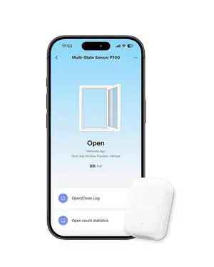 Multi-State Sensor P100, Door and Window & Vibration Sensor, White | Thread/Zigbee, Open/Close or Object Monitoring, 10-Level Sensitivity, Supports Apple Home, Home Assistant, Alexa Multi-State Sensor P100, Door and Window & Vibration Sensor, White | Thread/Zigbee, Open/Close or Object Monitoring, 10-Level Sensitivity, Supports Apple Home, Home Assistant, Alexa