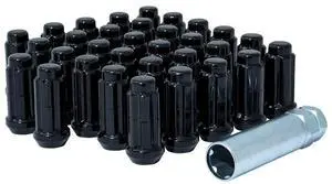 Gorilla Automotive K8TS-14150BGR 8Lug 14-1.50 Spline WIK TRK Blk Gor Gorilla Automotive K8TS-14150BGR 8Lug 14-1.50 Spline WIK TRK Blk Gor