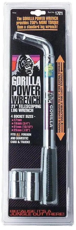 Gorilla Automotive 1721 Telescoping Power Wrench - Standard Socket Gorilla Automotive 1721 Telescoping Power Wrench - Standard Socket