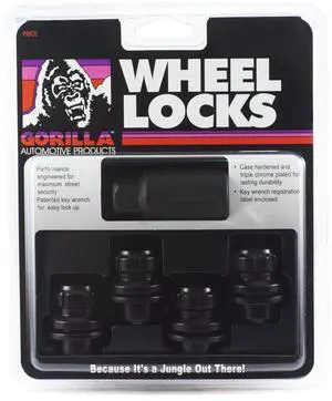Gorilla Automotive 73631TBC Locking Lug Nuts & 1 Key for Toyota/Lexus Aluminum Wheels - Set of 4 Gorilla Automotive 73631TBC Locking Lug Nuts & 1 Key for Toyota/Lexus Aluminum Wheels - Set of 4