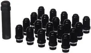 Gorilla Automotive 21133ETBC Black 12mm x 1.50 Thread Size Chrome Finish Small Diameter 5-Lug Kit, (Pack of 20) Gorilla Automotive 21133ETBC Black 12mm x 1.50 Thread Size Chrome Finish Small Diameter 5-Lug Kit, (Pack of 20)
